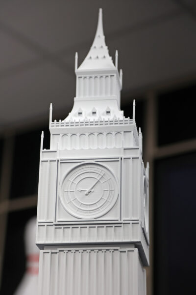 3D printed scale model of Big Ben Clock Tower