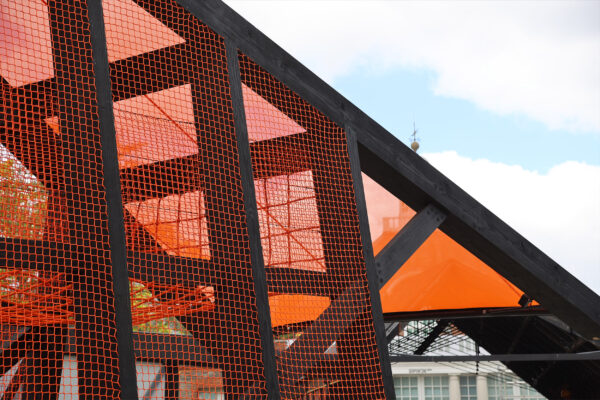 Play netting at Serpentine Pavilion