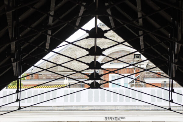 Roof support structure of Serpentine Pavilion