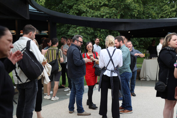 Stage One hosting networking event in Serpentine Pavilion