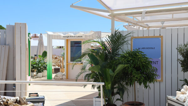 Image of Google display area at Cannes Lions International Festival of Creativity