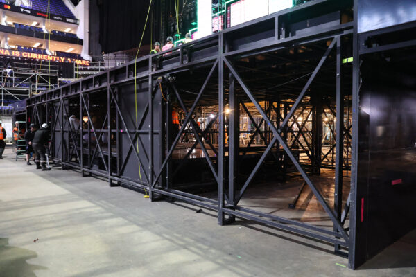 Image of steel stage structure