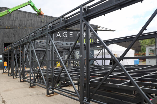 Image of stage structure built on Stage one premises