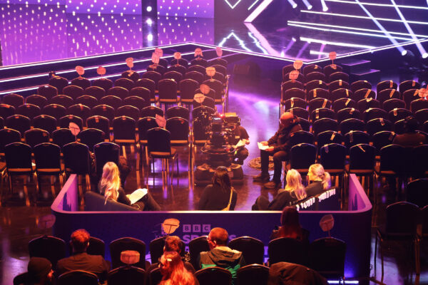 Interview area at awards ceremony